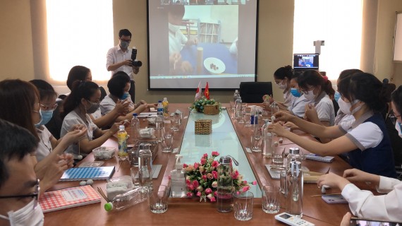 Dự án STEAM Hoiku hợp tác xây dựng chương trình đào tạo ngành mầm non giữa 3 bên Azalee Group- Đại học Đông Á- SG: Buổi thực nhiệm đầu tiên